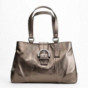 COACH TOTE BAG MODEL SOHO F18751, COLOR BRONZE